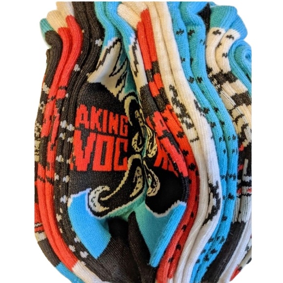 NEW Disney Villains no show Socks 10 Pairs Cruella Deville Malificent  Apples - Picture 4 of 8